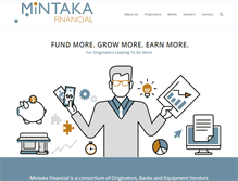 Tablet Screenshot of mintakafinancial.com